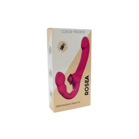 Vibromasseur ROSEA Strap-on Triple Action Télécommandé 